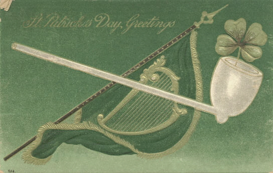 St. Patrick's Day postcard circa 1910