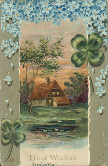 Shamrock postcard circa 1911