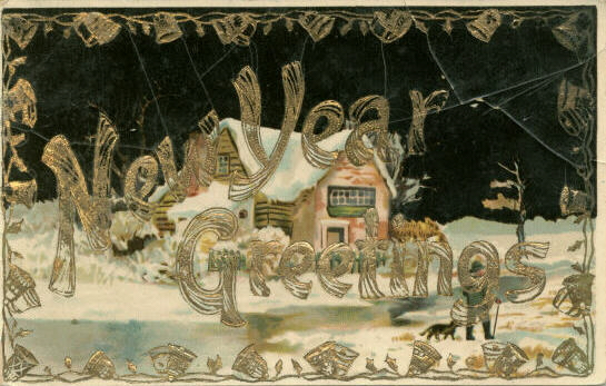 New Year's postcard 1912