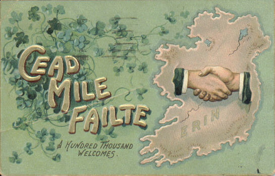 Shamrock postcard circa 1911