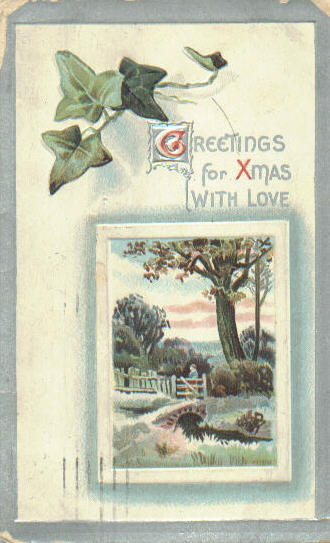 Christmas postcard 1910