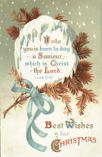Christmas postcard 1911