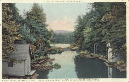 Inlet between Fourth & Fifth Lakes, Adirondacks, N. Y.