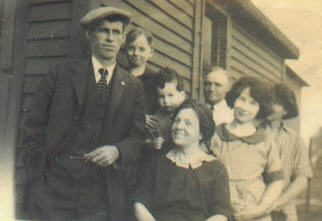 Carl Kreischer and his Roberts in-laws,
undated