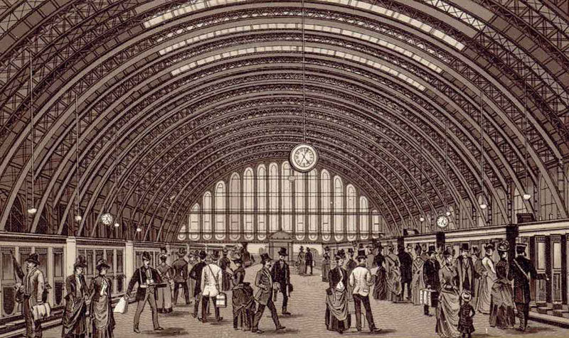 Bremen train station, interior