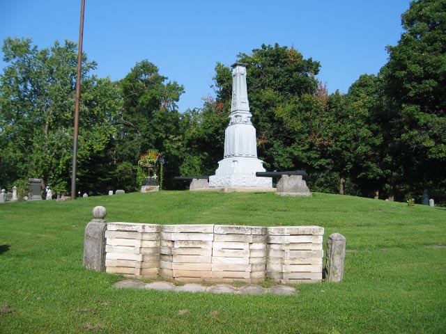 Lilly Post G.A.R. monument