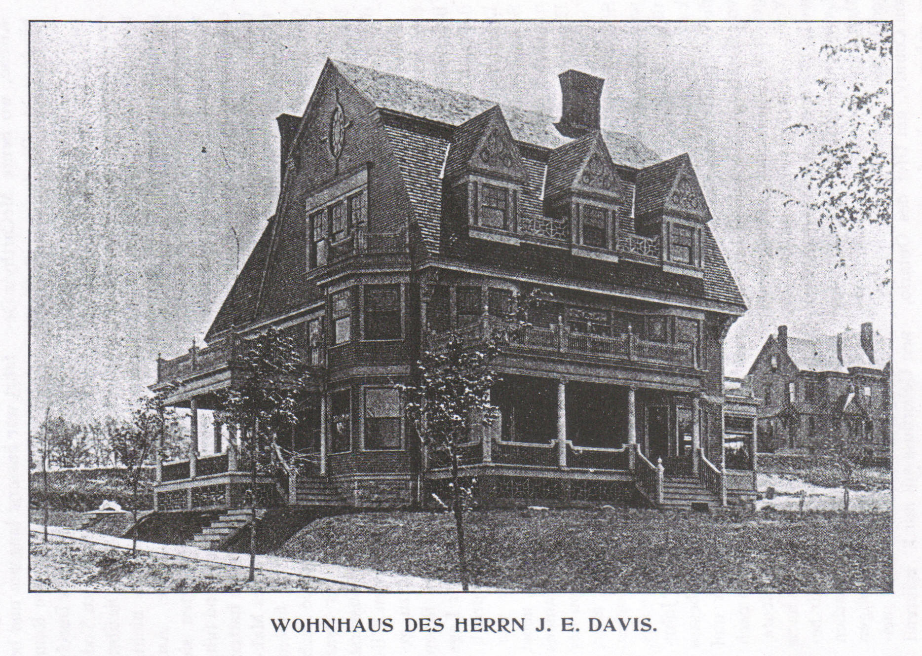 Residence of J. E. Davis