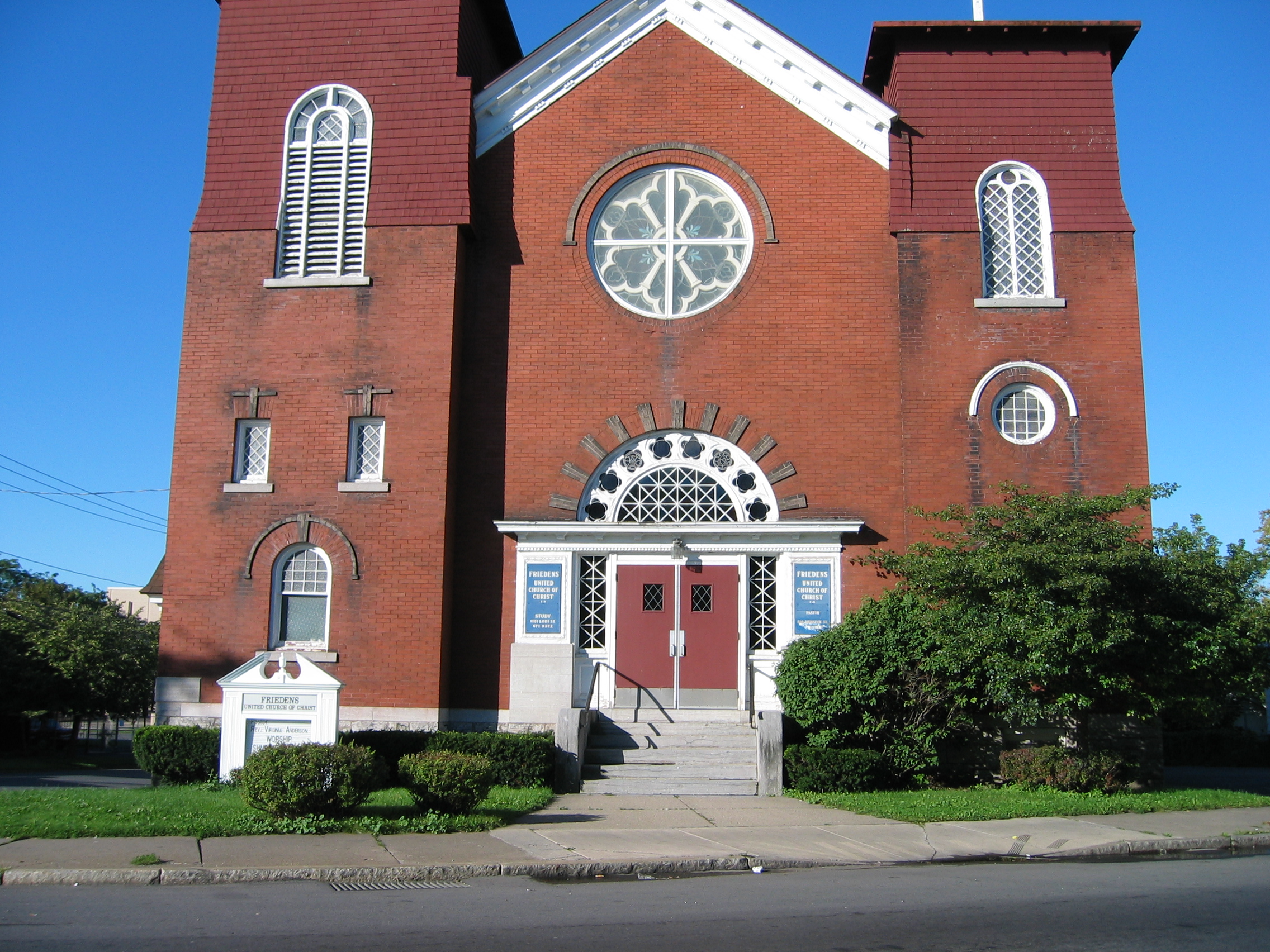 Friedens Church, corner of Ash and Lodi, Syracuse