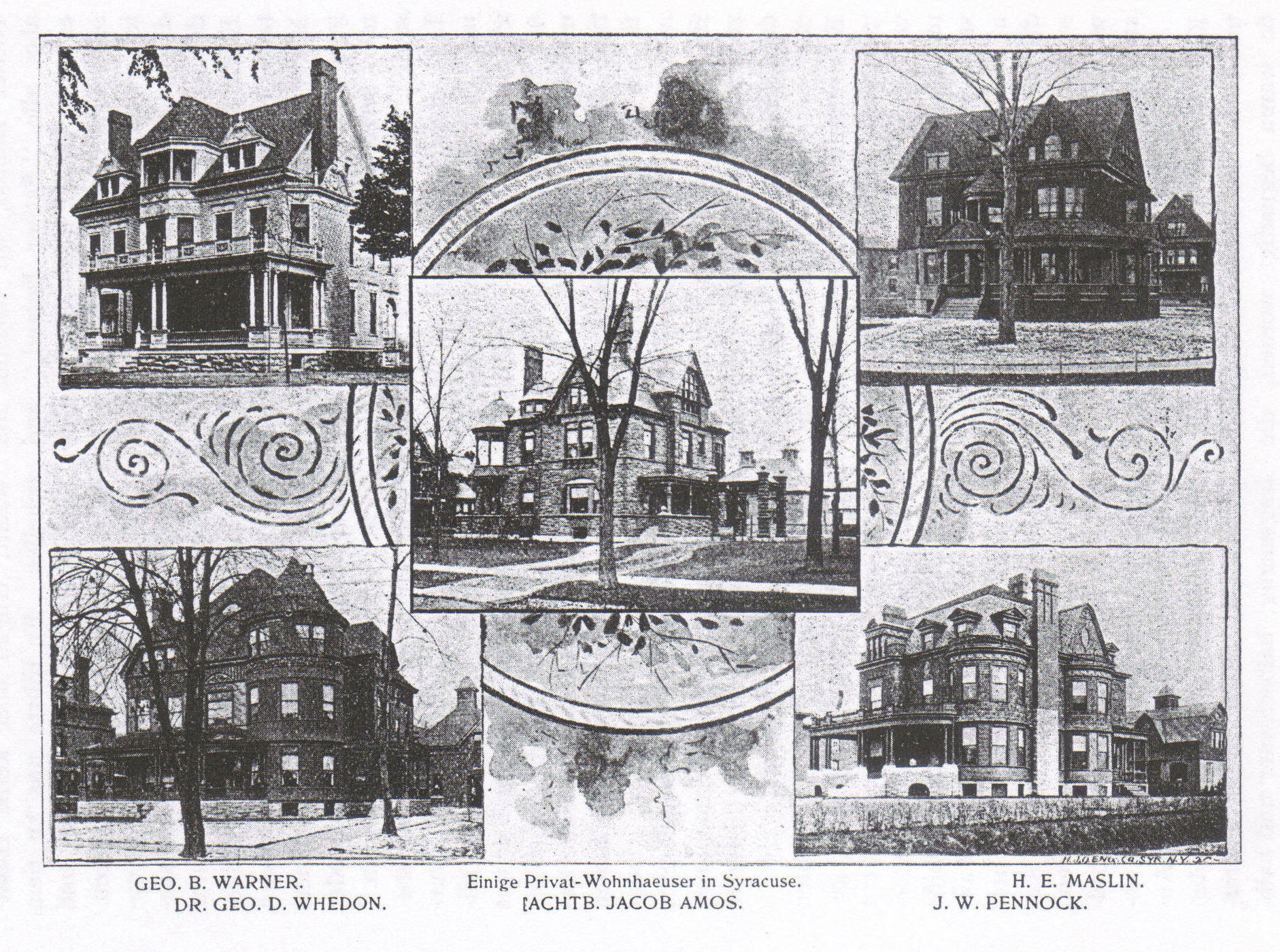 Some private residences in Syracuse