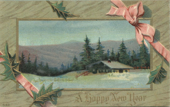 New Year's postcard 1910