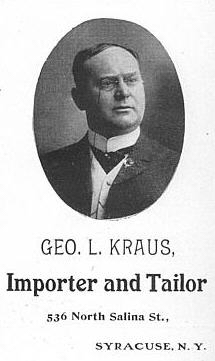 Advertisement: Geo. L. Kraus, Importer and Tailor