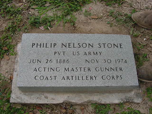 Gravestone, Philip N. Stone
