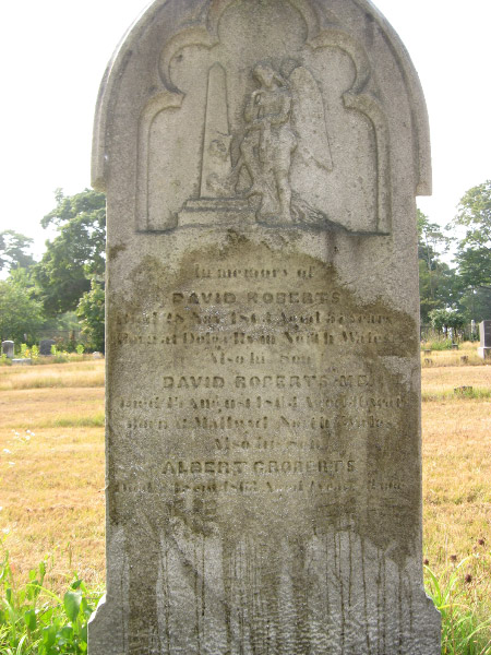 Tombstone of the Roberts men