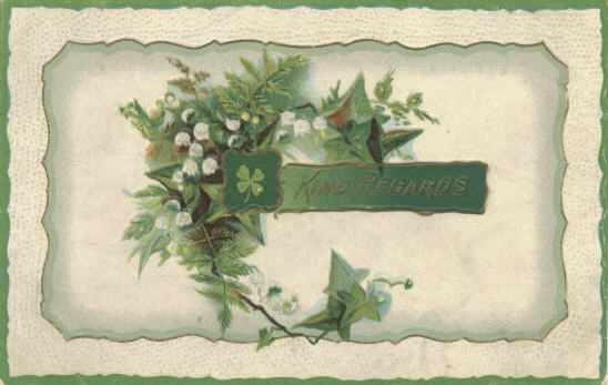 Shamrock postcard circa 1907-1910