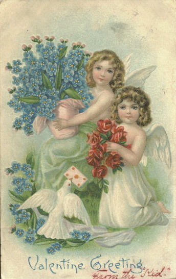 Valentine's Day postcard 1909