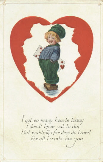 Valentine's Day postcard circa 1907-1910